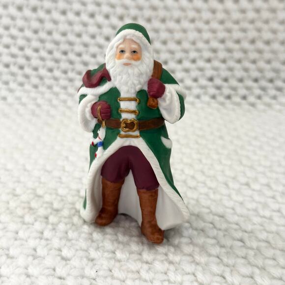 Lenox 1994 Porcelain Miniature Santa Collection Mrs Claus Holding A Tree W Box - Picture 6 of 8